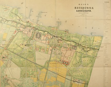 карта 1867 года